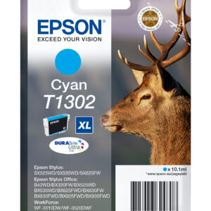 Tinta original epson t1302 cian c13t13024012 10.1ml