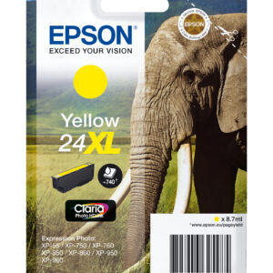Tinta original epson t2434 xl amarillo c13t24344012 8.7ml