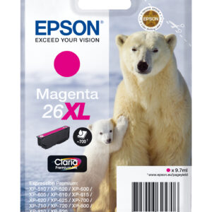 Tinta original epson t2633 xl cian c13t26334012 9.7ml