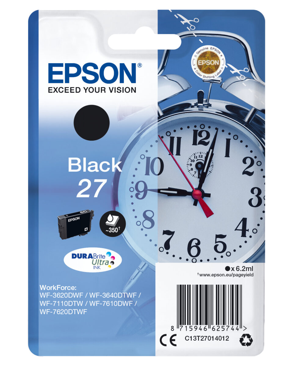 Tinta original epson t2701 negro c13t27014012 6.2ml