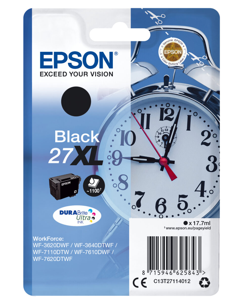 Tinta original epson t2711 xl negro c13t27114012 17.7ml