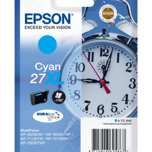 Tinta original epson t2712 xl cian c13t27124012 10.4ml