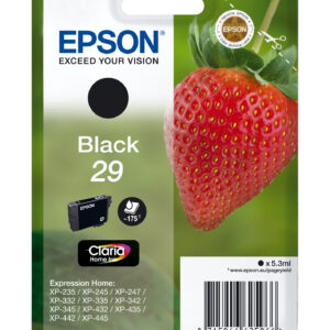 Tinta original epson t2981 negro c13t29814022 5.3ml - con alarma