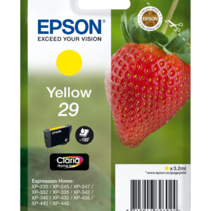 Tinta original epson t2984 amarillo c13t29844022 3.2ml - con alarma