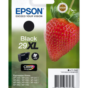 Tinta original epson t2991 xl negro c13t29914022 11.3ml - con alarma