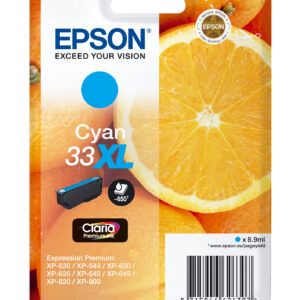 Tinta original epson t3362 xl cian c13t33624012 8.9ml