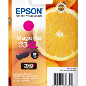 Tinta original epson t3363 xl magenta c13t33634012 8.9ml
