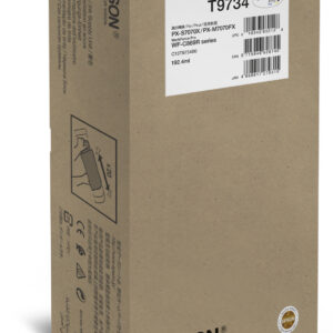 Tinta original epson t9734 xl amarillo c13t973400 22.000 páginas