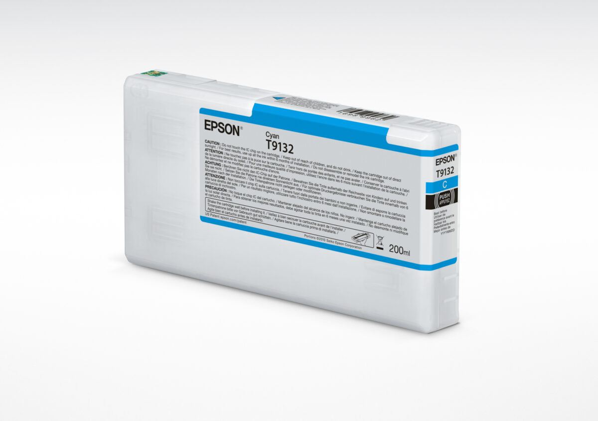 Tinta original epson t9132 cian c13t913200 200ml