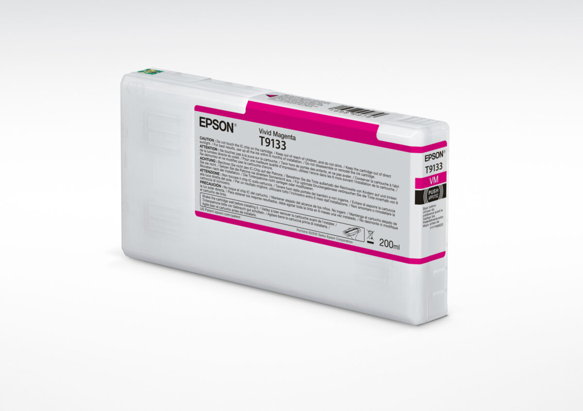 Tinta original epson t9133 magenta vivo c13t913300 200ml