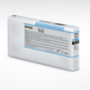 Tinta original epson t9135 cian claro c13t913500 200ml