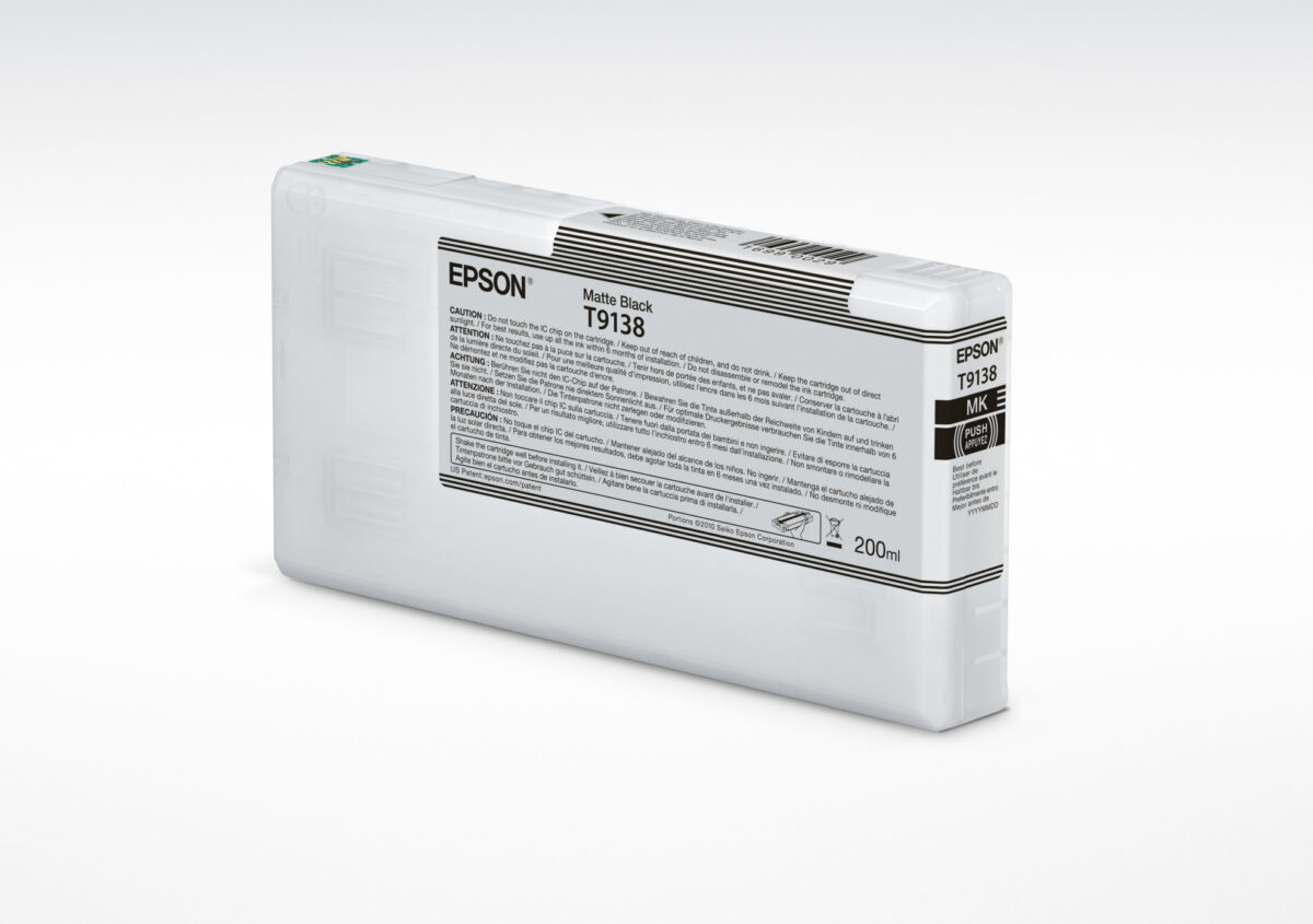 Tinta original epson t9138 negro mate c13t913800 200ml