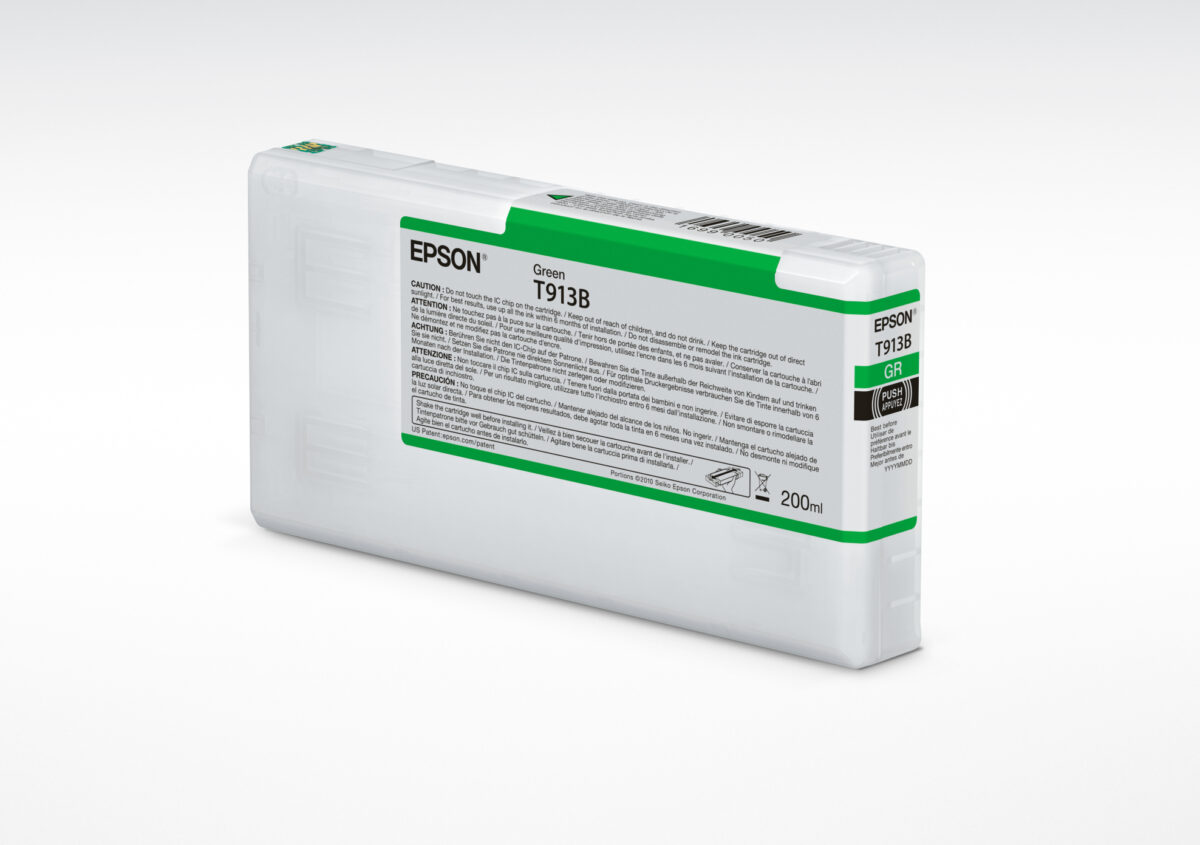 Tinta original epson t913b verde c13t913b00 200ml