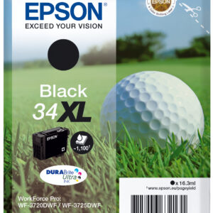 Tinta original epson t3471 xl negro c13t34714010 16.3ml