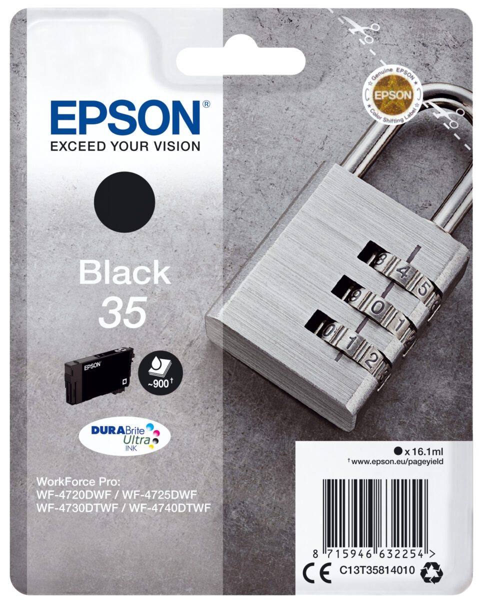 Tinta original epson t3581 negro c13t35814010 16.1ml