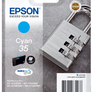 Tinta original epson t3582 cian c13t35824010 9.1ml
