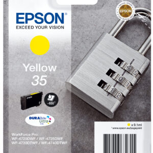 Tinta original epson t3584 amarillo c13t35844010 9.1ml