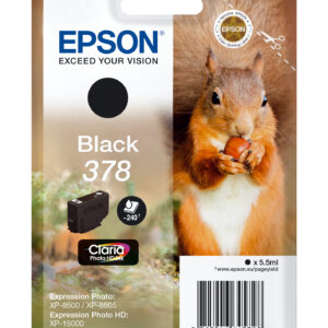 Tinta original epson t3781 negro c13t37814010 5.5ml
