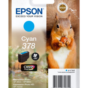 Tinta original epson t3782 cian c13t37824010 4.1ml