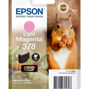 Tinta original epson t3786 magenta claro c13t37864010 4.8ml