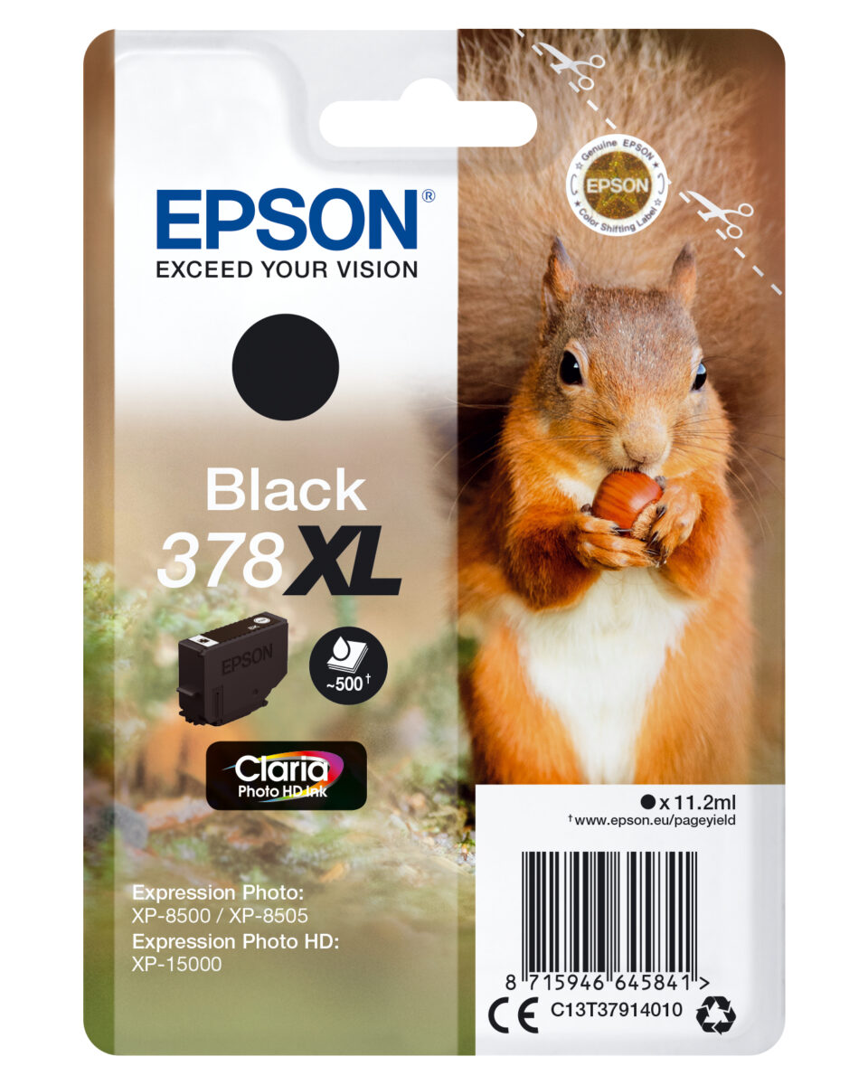 Tinta original epson t3791 xl negro c13t37914010 11.2ml