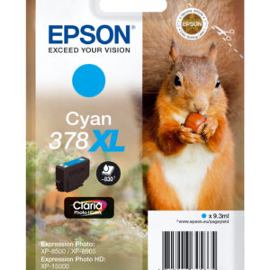 Tinta original epson t3792 xl cian c13t37924010 9.3ml