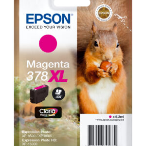 Tinta original epson t3793 xl magenta c13t37934010 9.3ml