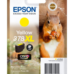 Tinta original epson t3794 xl amarillo c13t37944010 9.3ml