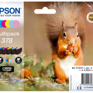 Tinta original epson t3788 multipack 6 colores c13t37884010