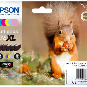 Tinta original epson t3798 xl multipack 6 colores c13t37984010
