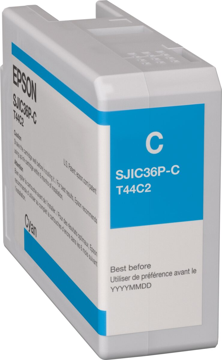 Tinta original epson sjic36p(c) cian c13t44c240 80ml