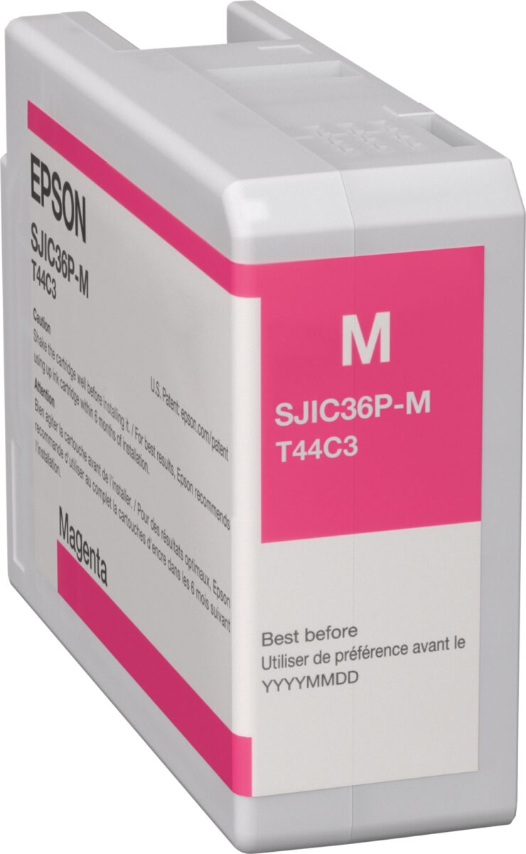 Tinta original epson sjic36p(m) magenta c13t44c340 80ml