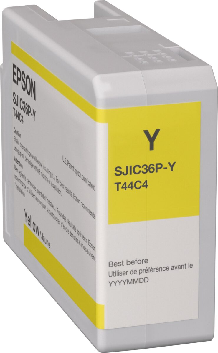 Tinta original epson sjic36p(y) amarillo c13t44c440 80ml