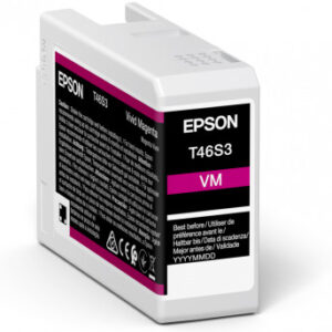 Tinta original epson t46s3 magenta vivo c13t46s300 25ml