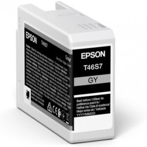 Tinta original epson t46s7 gris c13t46s700 25ml