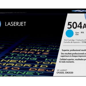 Tóner original hp ce251a cian 504a 7.000 páginas