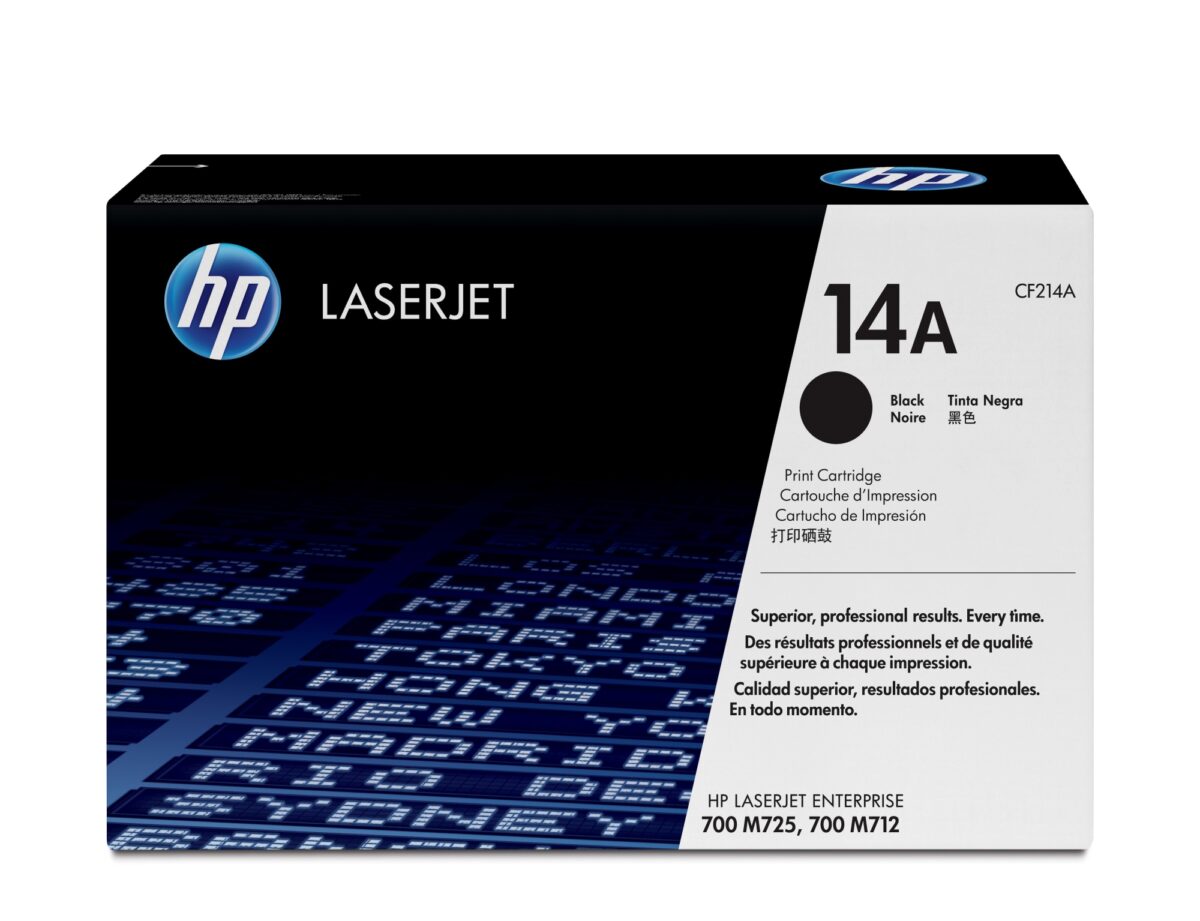 Tóner original hp cf214a negro 14a 10.000 páginas