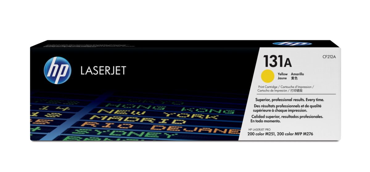 Tóner original hp cf212a amarillo 131a 1.800 páginas