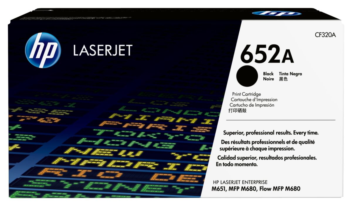 Tóner original hp cf320a negro 652a 16.500 páginas