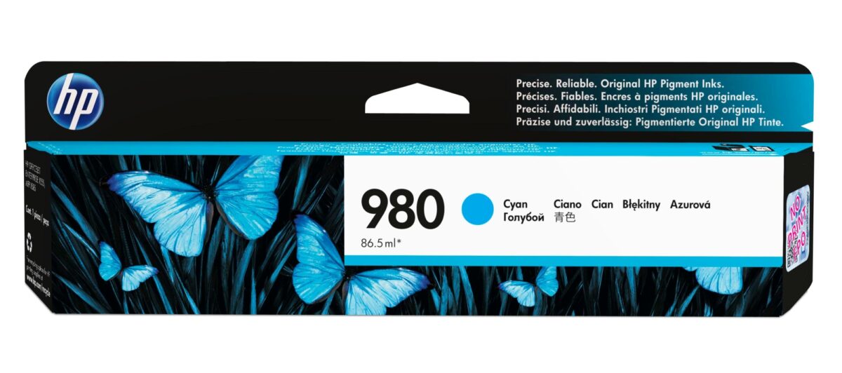 Tinta original hp n980 cian d8j07a 110ml