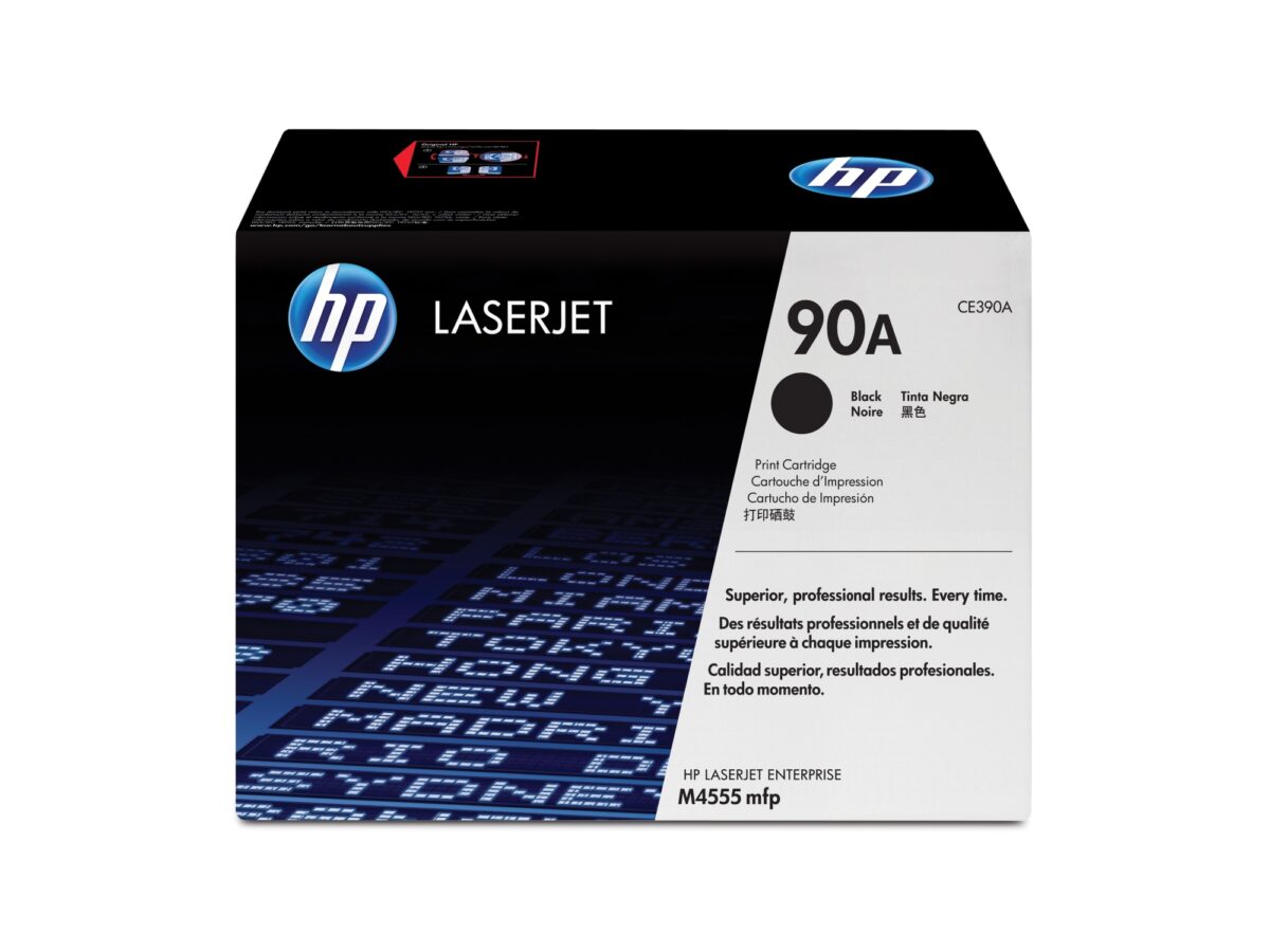 Tóner original hp ce390a negro 90a 10.000 páginas