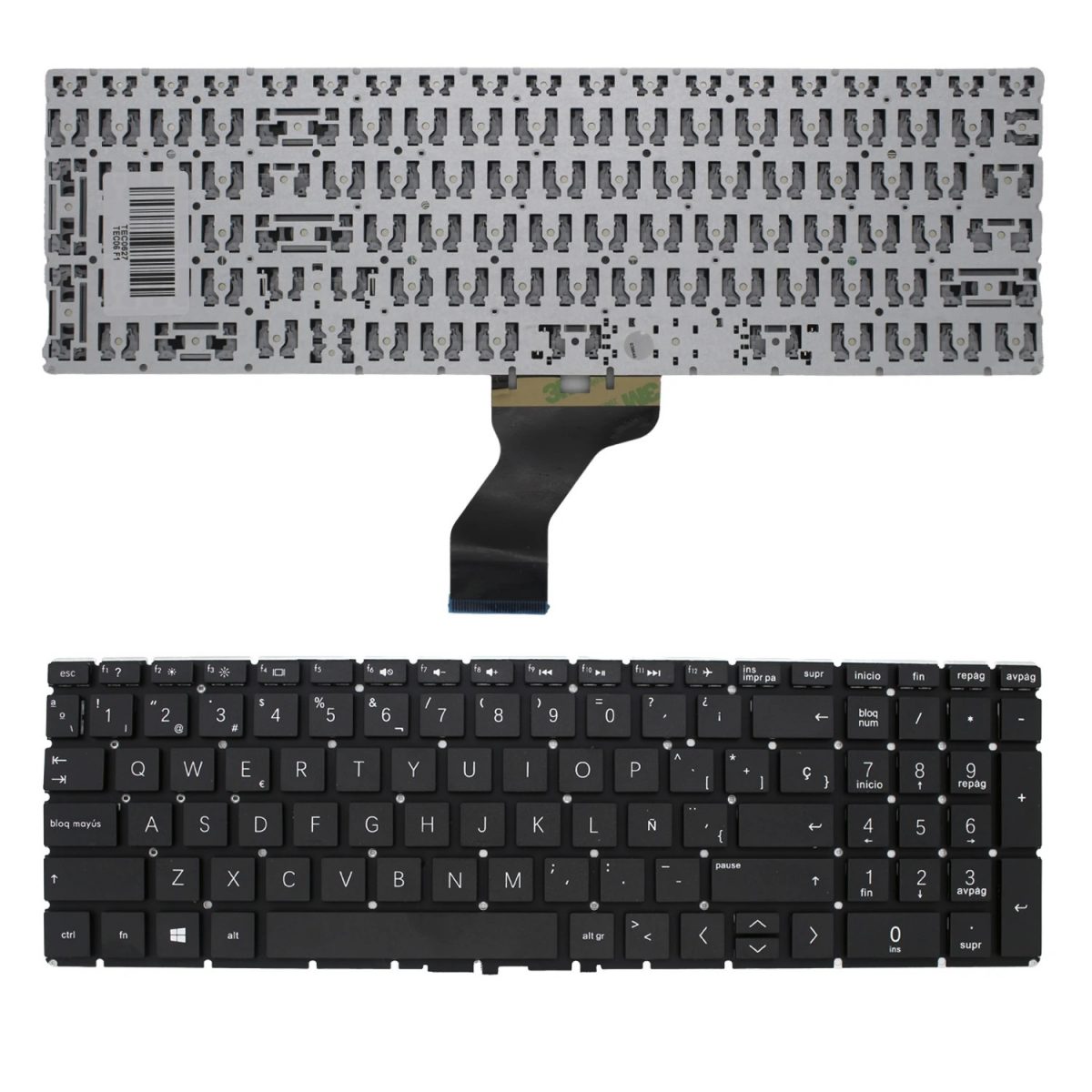Teclado Negro Para Portátil HP 250 G7 NSK-XN4SC