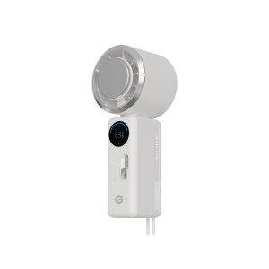 Ventilador mini portatil conceptronic aeriva03c turbo placa enfriamiento pantalla digital blanco cre