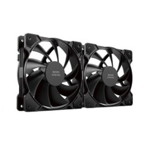 Kit 2xventilador interno mars gaming mf-prox2 black ultra silenciosos fdb bearing antivibración