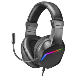 Headset jack 3.5mm mars gaming mh122 mic control volumen frgb negro