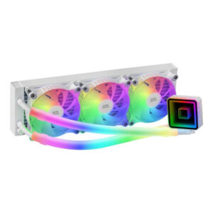 Refrigeracion liquida mars gaming ml-ultra360w 360mm 3x120mm tdp 650w argb blanco