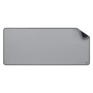 Alfombrilla logitech studio material reciclado pet superficie tela goma antideslizante 300x700mm gri
