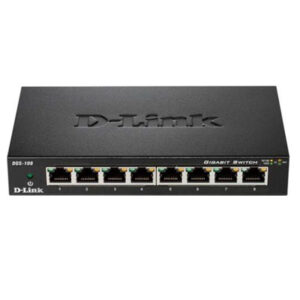 Switch no gestionable d-link dgs-108 8p 8x1gb metalico negro