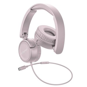 Headset energy sistem urban pink microfono usb-c plegable
