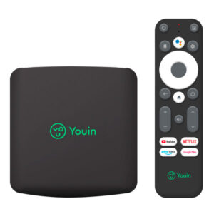 Receptor you-box youin android tv 12 2gb ddr3 32gb usb-c usb-a 3.0 ethernet